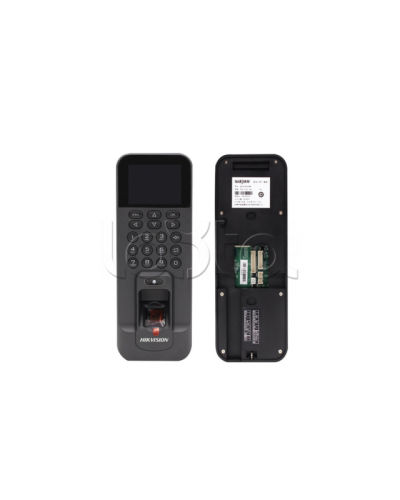 Терминал доступа со встроенным считывателем отпечатков пальцев Hikvision DS-K1T804BF в Рубцовске Считыватели Pintop.ru