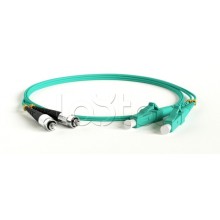 Патч-корд волоконно-оптический Hyperline FC-D2-503-LC/PR-LC/PR-H-10M-LSZH-AQ