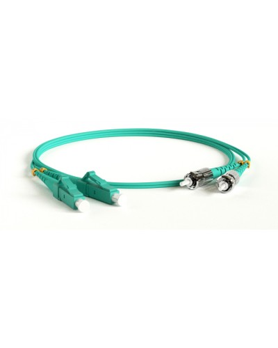 Патч-корд волоконно-оптический Hyperline FC-D2-503-LC/PR-ST/PR-H-1.5M-LSZH-AQ в Рубцовске Патч-корды оптические Pintop.ru