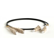 Патч-корд волоконно-оптический Hyperline FC-D2-50-LC/PR-SC/PR-H-15M-LSZH-BK