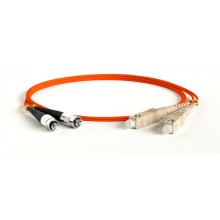 Патч-корд волоконно-оптический Hyperline FC-D2-62-FC/PR-SC/PR-H-1M-LSZH-OR
