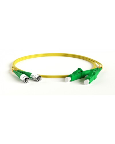 Патч-корд волоконно-оптический Hyperline FC-D2-9-LC/AR-SC/AR-H-2M-LSZH-YL в Рубцовске Патч-корды оптические Pintop.ru