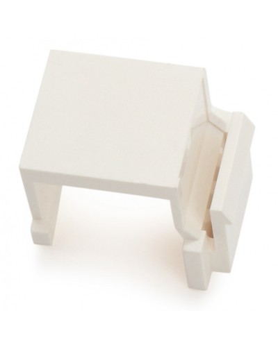 Вставка-заглушка формата Keystone Jack, белая Hyperline (KJ1-BL-WH) в Рубцовске Патч-корды и пигтейлы Pintop.ru