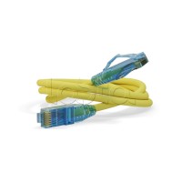 Патч-корд RJ45-RJ45, 4 пары, UTP, кат.6, LSZH (3м) Hyperline PC-LPM-UTP-RJ45-RJ45-C6-3M-LSZH-YL