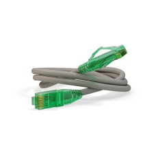 Патч-корд U/UTP Hyperline PC-LPM-UTP-RJ45-RJ45-C6a-15M-LSZH-GY