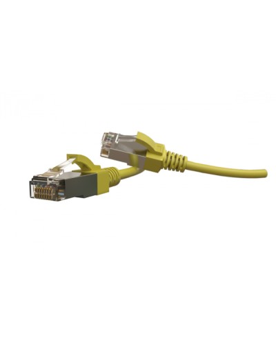 Патч-корд S/FTP Hyperline (PC-LPT-SFTP-RJ45-RJ45-C6-5M-LSZH-YL) в Рубцовске Патчкорды (медные) Pintop.ru
