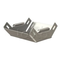 Угол 90° вертикальный внутренний Hyperline RST-VIA90-500-100-0,8-SZ