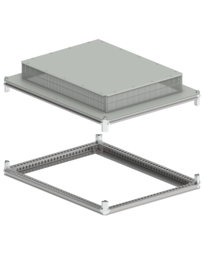 FORMAT Крыша и основание (под фланец) 800х1000мм IP31 IEK (FO-00-KOF-080-100-31) в Рубцовске Аксессуары для стоек и шкафов Pintop.ru