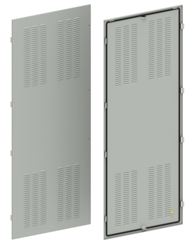 FORMAT Панель боковая вентилируемая 2000х800мм IP31 (2шт/компл) IEK (FO-00-PSV-200-080-31) в Рубцовске Аксессуары для стоек и шкафов Pintop.ru