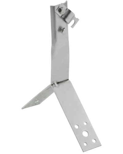 Держатель проводника круглого 6-10мм винтовой для конька h=80мм нержавеющая сталь IEK (ZDP80-20-4-16-80) в Рубцовске Крепеж Pintop.ru