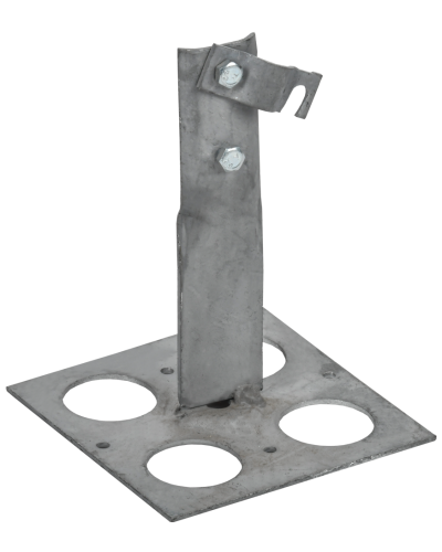 Держатель проводника круглого 6-10мм винтовой IEK (ZDP85-13-1-16-90) в Рубцовске Крепеж Pintop.ru