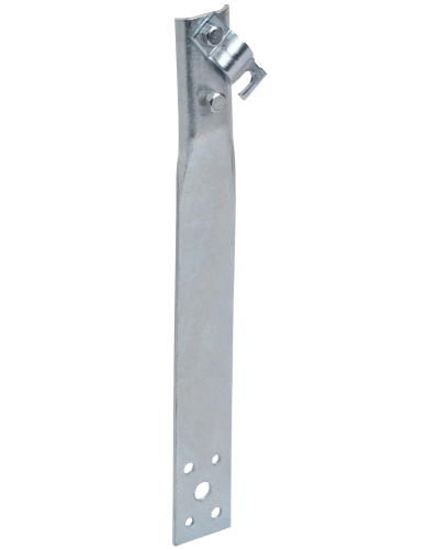 Держатель проводника круглого 6-10мм винтовой прямой h=150мм оцинкованная сталь HDZ IEK (ZDP86-14-1-16-150) в Рубцовске Крепеж Pintop.ru