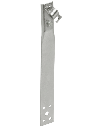 Держатель проводника круглого 6-10мм винтовой прямой h=80мм нержавеющая сталь IEK (ZDP86-20-1-16-80) в Рубцовске Крепеж Pintop.ru