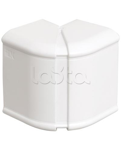 Угол изменяемый внешний для соединения двух кабель-каналов типоразмера 100х60 IEK (CKK-40D-W-100-060-K01) в Рубцовске Аксессуары для кабель-канала Pintop.ru