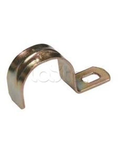 Скоба металлическая однолапковая d14-15 IEK CMAT10-14-100 в Рубцовске Держатели, клипсы, скобы Pintop.ru