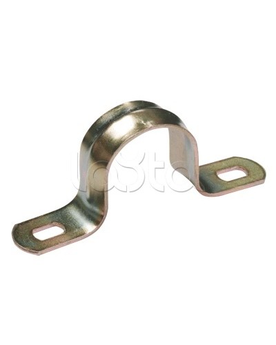 Скоба двухлапковая для крепления металлорукава d21-22 IEK (CMAT11-21-100) в Рубцовске Держатели, клипсы, скобы Pintop.ru