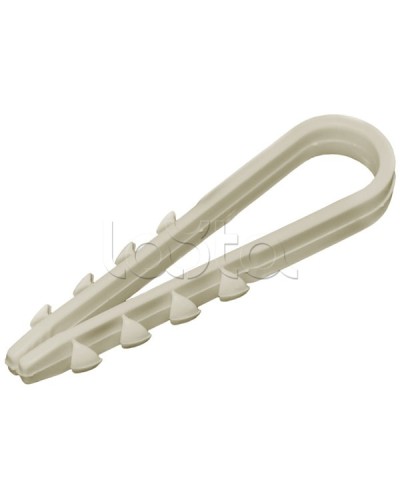 Дюбель-хомут 5-8 мм нейлон белый (100шт) IEK UHH35-5-8-100 в Рубцовске Стяжки-хомуты Pintop.ru