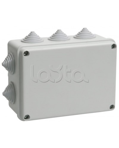 Коробка КМ41242 распаячная для о/п (RAL7035, 10 гермовводов) IEK UKO10-150-110-070-K41-55 в Рубцовске Распределительные коробки Pintop.ru