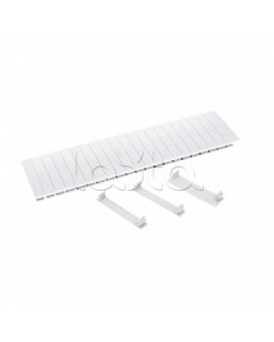 Заглушка 12 модулей белая IEK YZM10-12-K01 в Рубцовске Аксессуары для кабель-канала Pintop.ru