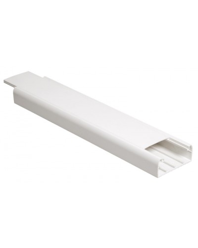 Кабель-канал 80x40 с крышкой парапетный IEK CKK40-080-040-1-K01 в Рубцовске Кабель-канал Pintop.ru