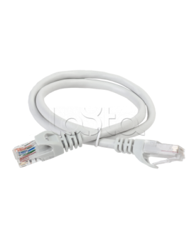 ITK Коммутационный шнур (патч-корд) кат.6 UTP 3м серый (PC01-C6U-3M) в Рубцовске Патчкорды (медные) Pintop.ru