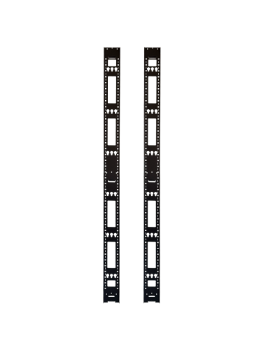 Комплект вертикальных лотков для PDU для шкафов LANMASTER DC 42U, 2 шт. LANMASTER LAN-DC-CB-42U-PDU-TR в Рубцовске Аксессуары для стоек и шкафов Pintop.ru