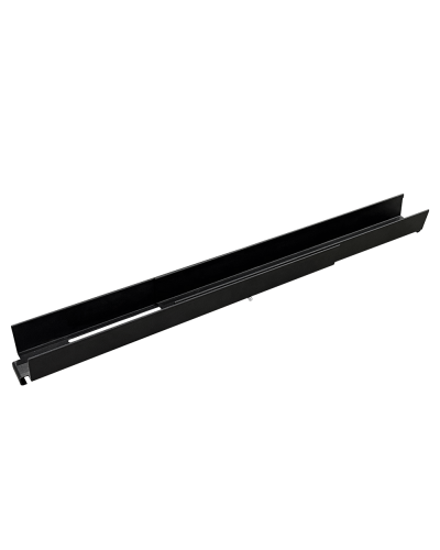 Горизонтальный лоток для установки между профилями шкафа LAN-DC шириной 800 мм, раздвижной, 457-762 мм, черный LANMASTER LAN-DC-CB-HTR-8 в Рубцовске Аксессуары для стоек и шкафов Pintop.ru