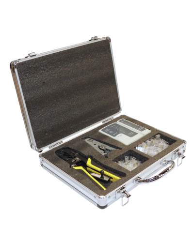 Набор инструментов для изготовления и тестирования патч-кордов LANMASTER LAN-NT-TK/PATCH-TST в Рубцовске Аксессуары для стоек и шкафов Pintop.ru