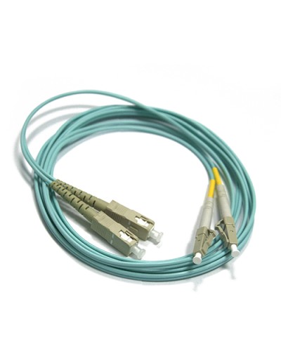 Шнур оптический LC-SC, duplex, 50/125, OM3, LSZH, 5 м LANMASTER LAN-2LC-2SC/OM3-5.0 в Рубцовске Патч-корды оптические Pintop.ru