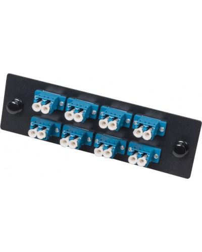 Панель адаптерная для кроссов LAN-FOBM с 8 дуплексными адаптерами SC/OM2 LANMASTER LAN-APM-8x2SC/OM2 в Рубцовске Кроссы оптические Pintop.ru