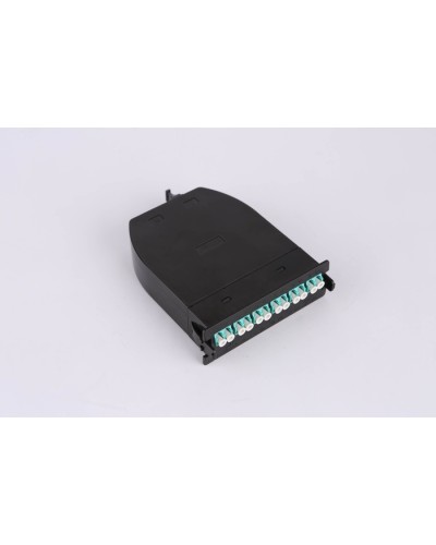 MPO кассета OS2, 12xLC, тип B, низкие потери, черная LANMASTER LAN-MCSB-1M-12LC/OS2 в Рубцовске Коннекторы Pintop.ru