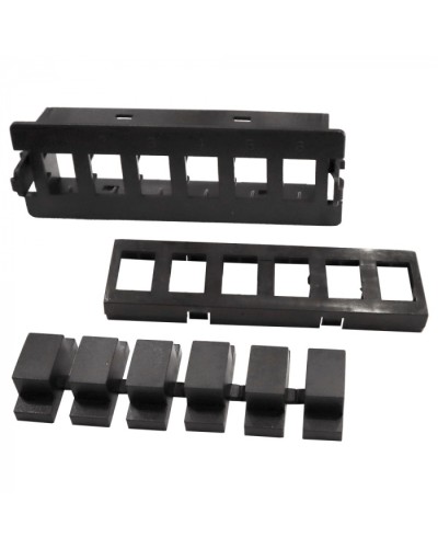 Вставка на 6 MPO адаптеров на место MPO кассеты LANMASTER (LAN-MCSP-6MPO) в Рубцовске Патч-корды оптические Pintop.ru