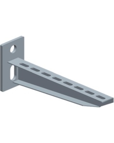 Консоль перфорированная для лотка шириной 300мм LANMASTER LAN-MT-BP300-EZ в Рубцовске Аксессуары для лотков Pintop.ru