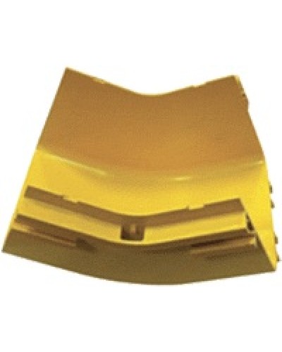 Изгиб 45° оптического лотка внутренний 240 мм, желтый LANMASTER LAN-OT240-IC45 в Рубцовске Аксессуары для кабель-канала Pintop.ru