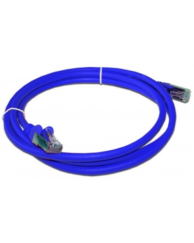 Патч-корд RJ45 - RJ45, 4 пары, FTP, категория 6A, 3 м, синий, LSZH LANMASTER LAN-PC45/S6A-3.0-BL в Рубцовске Патч-корды и пигтейлы Pintop.ru
