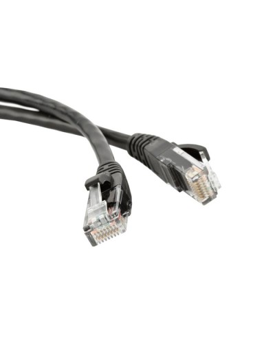 Патч-корд RJ45 - RJ45, 4 пары, UTP, категория 5е, 10 м, черный, LSZH LANMASTER LAN-PC45/U5E-10-BK в Рубцовске Патч-корды и пигтейлы Pintop.ru