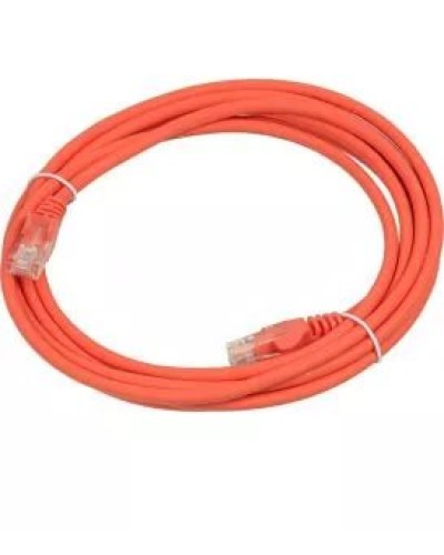 Патч-корд RJ45 - RJ45, 4 пары, UTP, категория 5е, 3 м, оранжевый, LSZH LANMASTER LAN-PC45/U5E-3.0-OR в Рубцовске Патч-корды и пигтейлы Pintop.ru