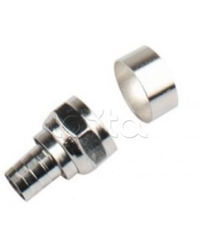 Штекер F-разъем под обжим (RG6U) LAZSO APFC12-RG6U(100) в Рубцовске Коннекторы Pintop.ru
