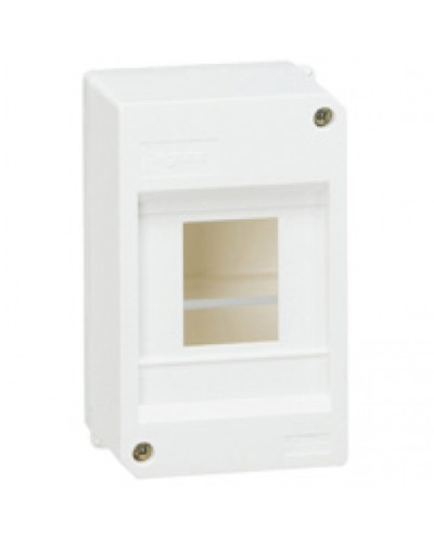 Щиток накладной Mini S 4 модуля белый Legrand 001357 в Рубцовске Боксы для автоматов Pintop.ru