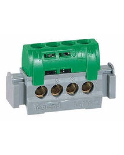 Клеммник зеленый 4х1.5-16 мм2 LEGRAND 004830 в Рубцовске Клеммные колодки Pintop.ru