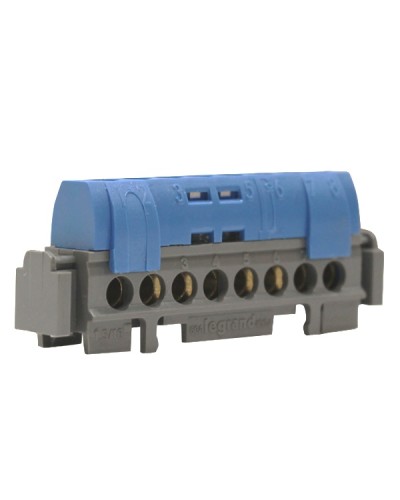 Клеммная колодка IP 2X нейтраль синяя Legrand 004842 в Рубцовске Клеммные колодки Pintop.ru