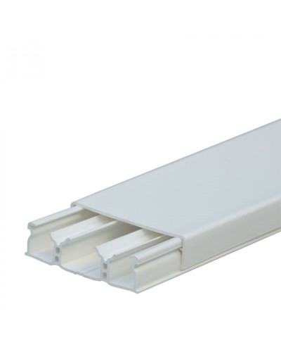 Мини-плинтус DLPlus 60x16 - 3 секции - длина 2,10 м - белый Legrand 030026 в Рубцовске Кабель-канал Pintop.ru