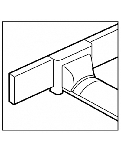 Переходник на напольный кабель-канал LEGRAND 032805 в Рубцовске Аксессуары для кабель-канала Pintop.ru