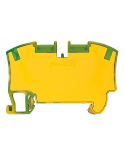 Пружинная клемма Viking 3 заземляющая однополюсная 2 проводника шаг 8 мм желто-зеленый Legrand 037272 в Рубцовске Клеммные колодки Pintop.ru