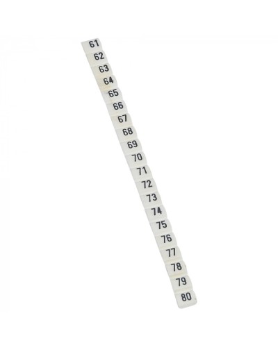 Маркер CAB3 цифры 61-80 Legrand 038163 в Рубцовске Аксессуары для кабель-канала Pintop.ru