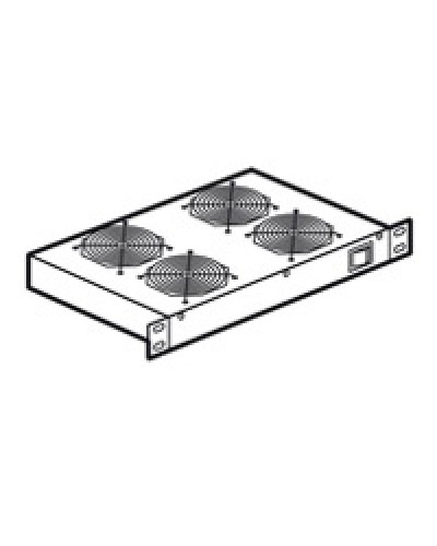 Полка с 4 вентиляторами высотой 1U Legrand 046490 в Рубцовске Полки для шкафов и стоек Pintop.ru