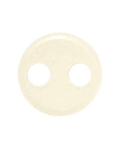 Лицевая панель для розетки TV/FM слоновая кость Celiane Legrand 066232 в Рубцовске Аксессуары для кабель-канала Pintop.ru