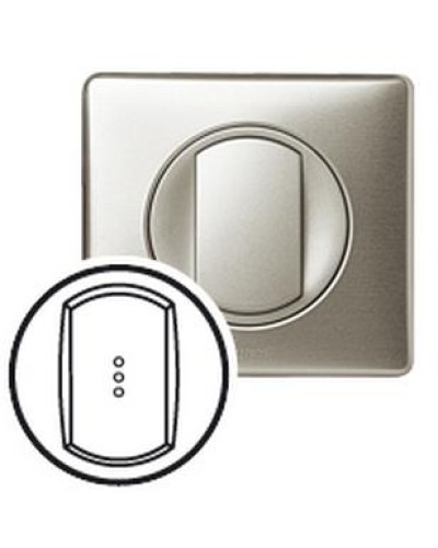 Лицевая панель для выключателя с индикацией титан Celiane Legrand 068303 в Рубцовске Аксессуары для кабель-канала Pintop.ru