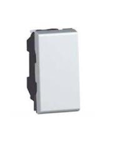 Переключатель на 2 направления Mosaic 1 модуль 10 AX алюминий Legrand 079201 в Рубцовске Аксессуары для кабель-канала Pintop.ru