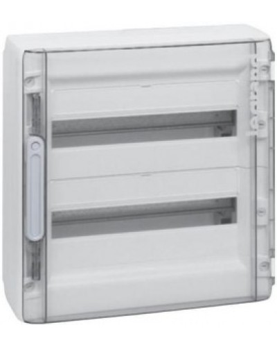 Распределительный щиток XL3 125 с белой дверью 2 ряда 36 модулей 450х450х128 мм Legrand 401647 в Рубцовске Щиты электрические Pintop.ru